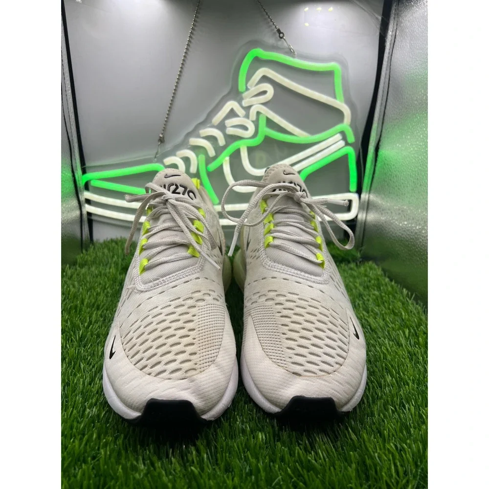 Nike Air Max 270 Sail Volt Womens Running Shoes AH6789-108 Size 9